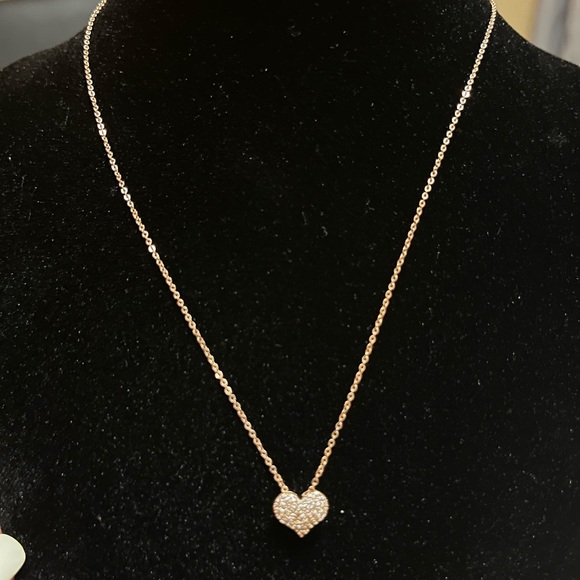 Elegant Heart Pendant Necklace with Sparkling Crystals – Perfect Gift - Picture 5 of 15